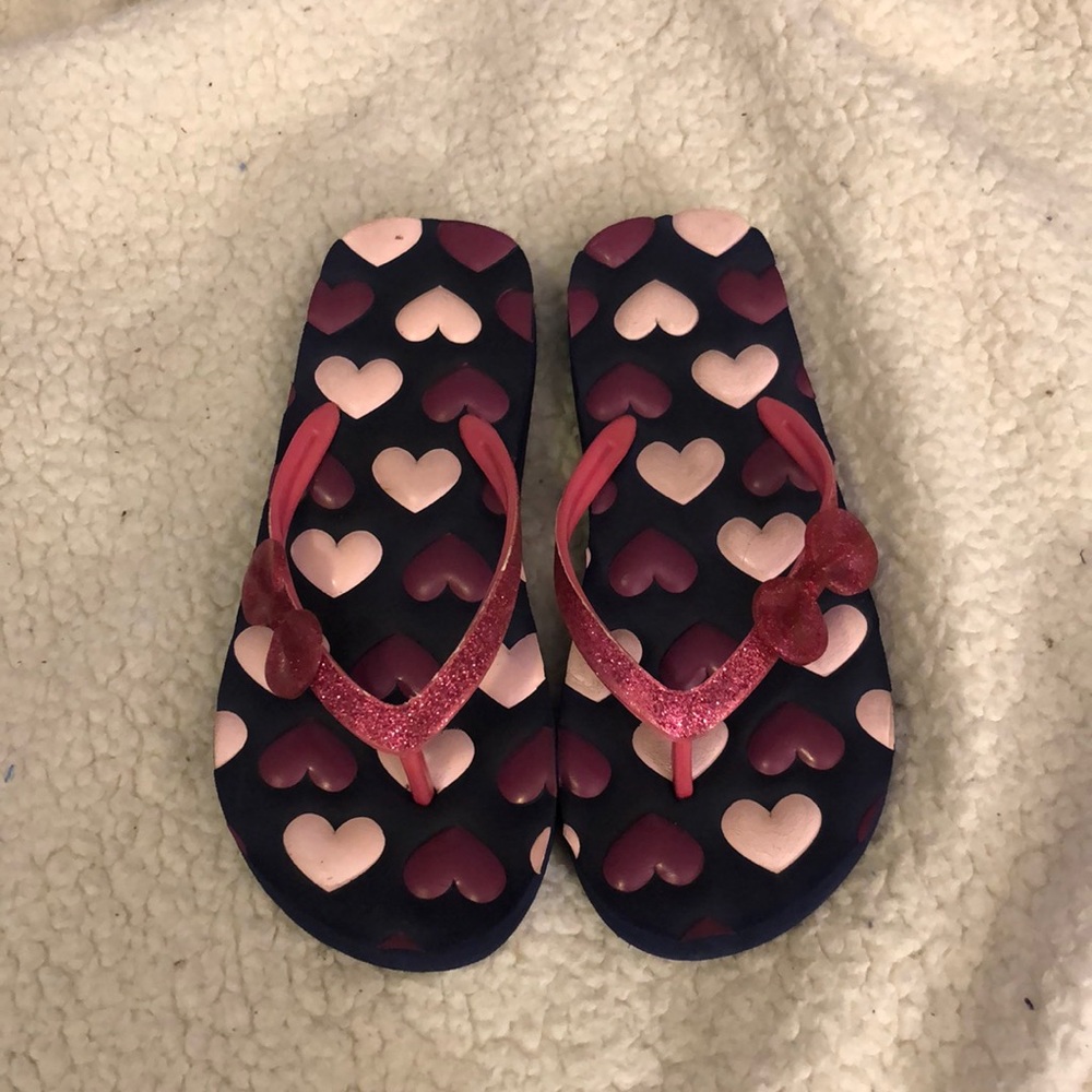 Girls size 3-4 flip flops